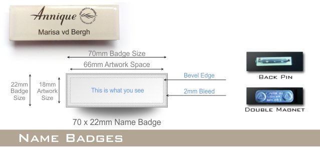 Name Badge Dimensions